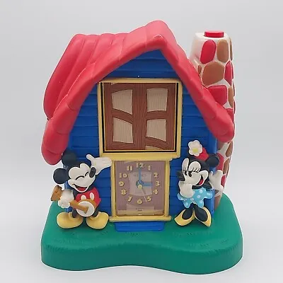 Vintage Seiko Disney Mickey Minnie & Donald Talking Tabletop Alarm Clock Tested  • $54.90