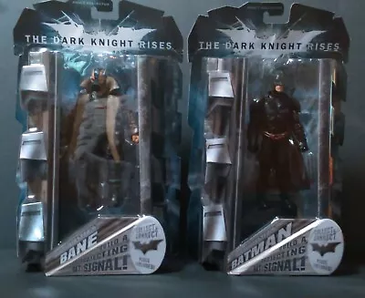 2011 Mattel Batman The Dark Knight Rises Movie Masters Batman & Bane 6  Figures • $39.50