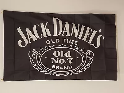 QUALITY JACK DANIELS Flag 150 X 90cm Banner For The Man Cave Tool Shed JD Logo • $37.99