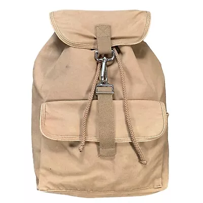 APC Japan Canvas Backpack Satchel Bag Brown Medium • £39.95