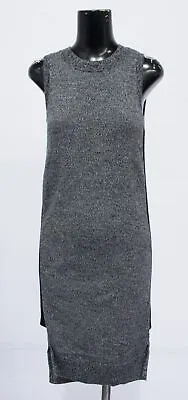 Athleta Women's Merino Wool Sleeveless Midi Sweater Dress LV5 Charcoal Size 2XS • $16.49