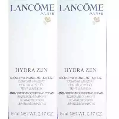 £4.99 • Buy LANCOME HYDRA ZEN 2 X 5ml ANTI-STRESS MOISTURISING CREAM BNIB 