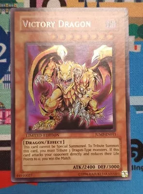 Yugioh! Victory Dragon - JUMP-EN011 - Secret Rare - Limited Edition LP • $29.99