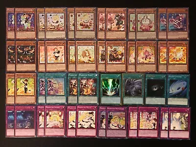 Yugioh Madolche Deck- Magileine- Anjelly- Messengelato- Extra Deck Ultra Rare Nm • $99.99