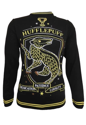 $50.82 • Buy Harry Potter Christmas Jumper Hufflepuff Crest New Official Unisex Ugly Sweater