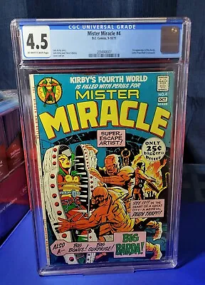 Mister Miracle #4 CGC 4.5 DC Comics Kirby 1971 Key 1st Appearance Of Big Barda • $55