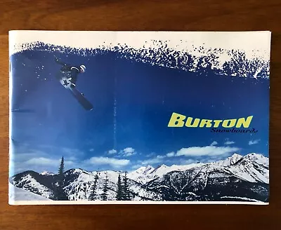 Vintage 1997 Burton Snowboards Catalog Snowboards Boots Bindings And Clothing • $20