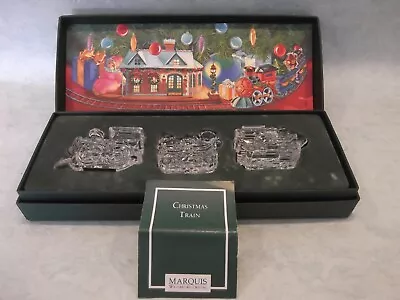 Vintage Waterford Marquis Crystal Christmas Train With Box • £57.99