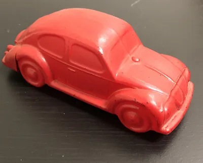 Vintage Avon Red Volkswagen Beetle 4 Fl Oz Decanter Oland After Shave Empty • $3.99