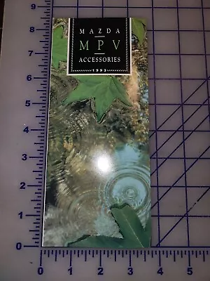 1993 Mazda MPV Accessories Brochure Folder Original  • $8.54