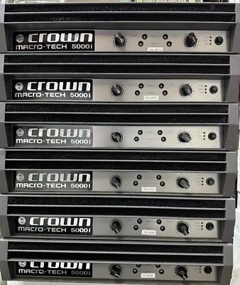 Crown MacroTech MA5000i 2Ch Power Amp (One)(TRUEHEARTSOUND) • $1597