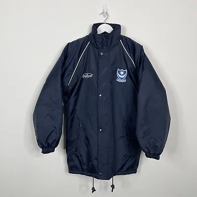 Vintage Portsmouth Fc Jacket Size S Pompey Sport Managers Coat  • £49.99