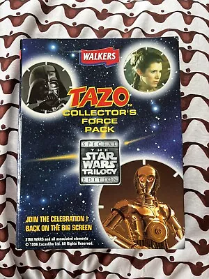 Star Wars Trilogy Tazo Collector’s Force Pack - Walkers Complete Album 50/50 • £10