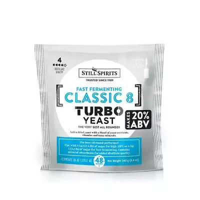 Classic 8 Turbo Yeast - Still Spirits • $10