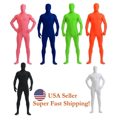 DH Zentai Suit Men's Spandex Halloween Full Body Face Covered Costume  • $23.98