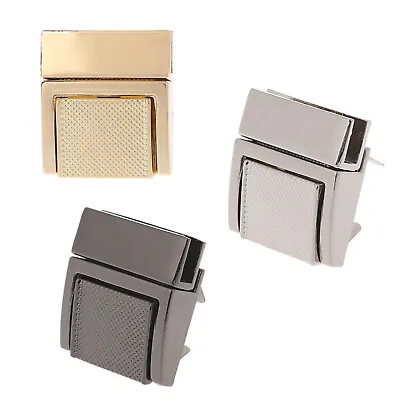 Fashion Hardware Purse Twist Lock Metal For Bag Handbag Turn Locks DIY Clasp • £4.01