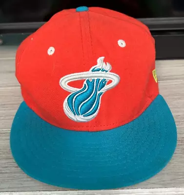 Miami Heat Basketball Hat Men's HWC New Era 59Fifty NBA Snapback Wade NICE Mens • $18.98