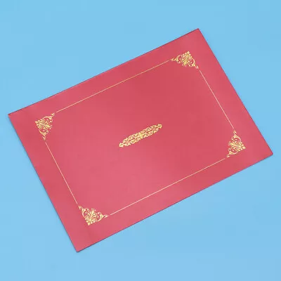  10 Pcs Marriage Certificate Holder Award Folders Creative Letter Of Appointment • £20.55