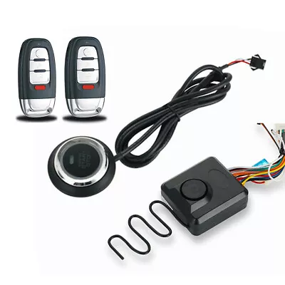 Motorcycle Engine Ignition Starter Push Button One-button Start Alarm Anti-theft • $69.20