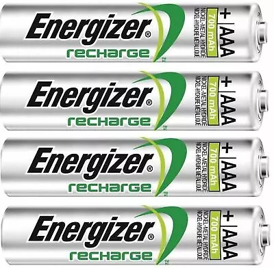 ENERGIZER AAA RECHARGEABLE BATTERIES Power Plus PRE-CHARGED 700mAh - Dect Phones • £3.65