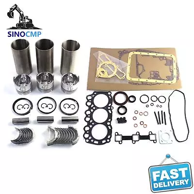 Engine Overhaul Rebuild Kit Set 21MM Pin For Mitsubishi L3E L3E-61SDH Volvo EC15 • $281.89