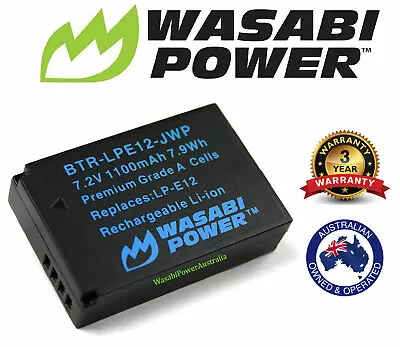 Wasabi Power Battery For Canon LP-E12 & Canon EOS MM10M50M100100DRebel SL1  • $26.90