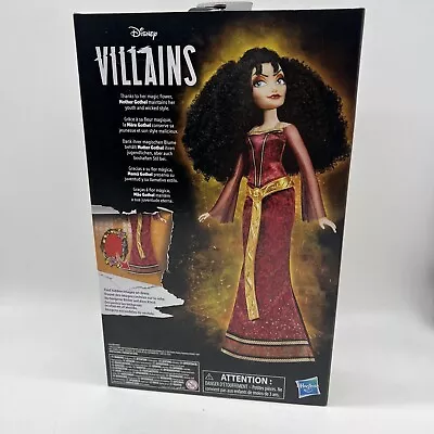 Hasbro Disney Villains Tangled Rapunzel Mother Gothel 11  Doll SEALED BRAND NEW • $19.99