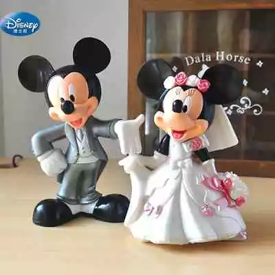 7 Cm Disney Cartoon Minnie Mickey Mouse Action Wedding Gifts Dolls Kids Toy • $19.42