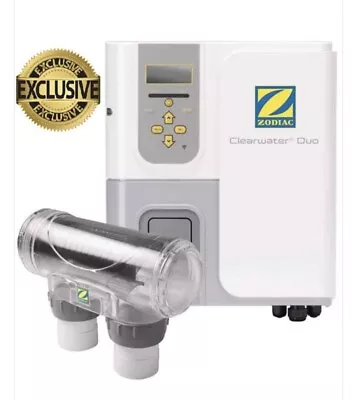 Zodiac Clearwater Duo Iq Wifi Salt/mineral Chlorinator 25g • $1150