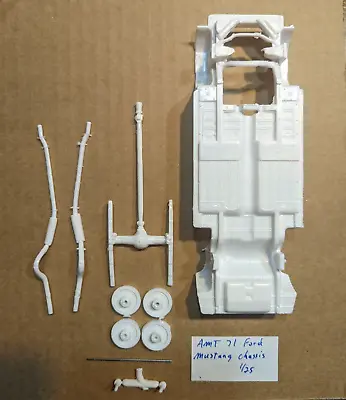 Amt 71 Ford Mustang Chassis Is Unbuilt Without Instructions!! 1/25 • $6