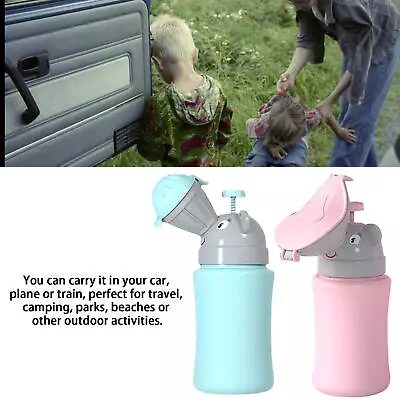 Baby Kids Portable Urinal Travel Camping Car Toilet Pee Bottle Emergency Kit • £11.87