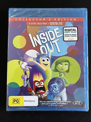 Inside Out | Digital Copy (Blu-ray 2015) SEALED NEW COLLECTORS ETD 2 Disc • $9.95