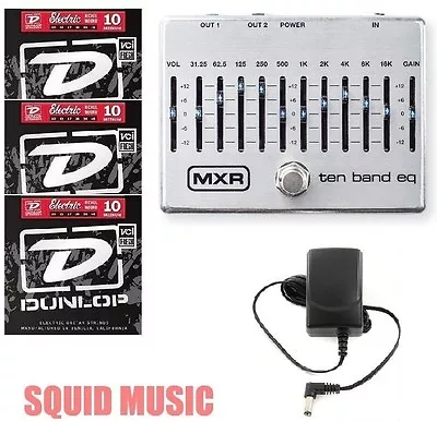 MXR Dunlop Ten Band Graphic EQ Pedal M108S M-108S 10 BAND ( 3 STRING SETS ) • $149.99