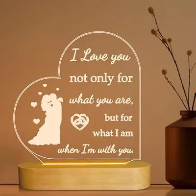 Romantic Gifts For Women Wife Gifts For Her I Love You Night Light For Wife • $23.30