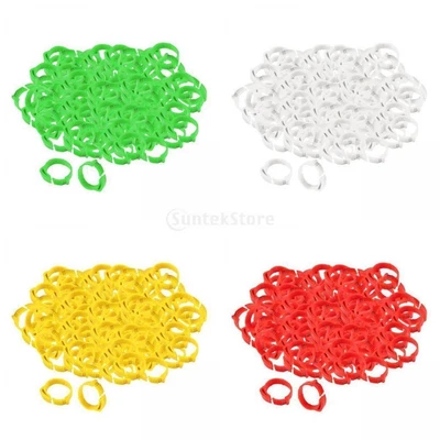 £28.33 • Buy 400 X Chicken Leg Rings 001-100 Duck Chicks Leg Clip Poultry Leg Bands