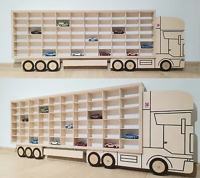 Hot Wheels Truck 1/64 Diecast Car Matchbox Display Unit Shelf Toy Storage 60cars • £139.90