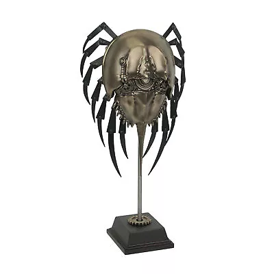 12 Inch Bronze Resin Steampunk Horseshoe Crab Sculpture Decorative Home Decor • $79.99