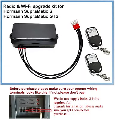 Radio & Wi-Fi Upgrade Kit For Hormann SupraMatic S Hormann SupraMatic GTS • £7.55