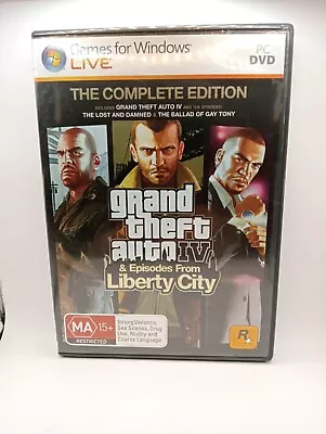 Grand Theft Auto IV & Episodes From Liberty City PC Game Complete VGC PAL • $34.99