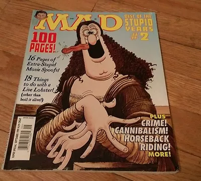 Mad Magazine Best Of Stupid Years 2 Frankenstein Judge Dredd EDWARD SCISSORHANDD • $12.49