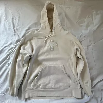 Supreme Cross Box Logo Hoodie Natural Size Large • $205