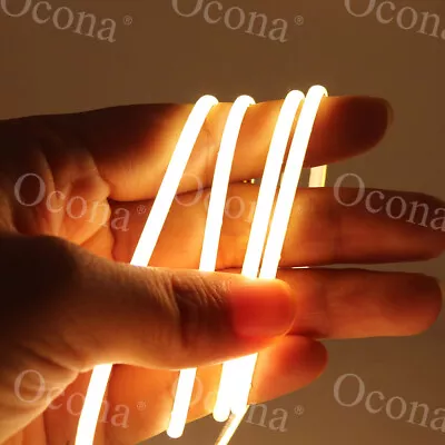 Wholesale 5m COB LED Strip 2.7mm Ultra Thin 3V 5V Tape Light For DIY Lighting • $18.99