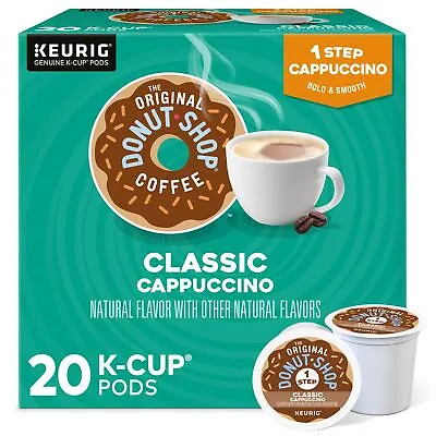 The Original Donut Shop One-Step Classic Cappuccino K-Cup Pods 20 Count • $15.99