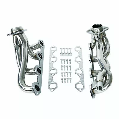 Stainless Shorty Manifold Header For 1987-1996 Ford F150 F250 Bronco 5.8L  • $149.22