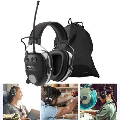 $67.59 • Buy AM FM Radio Headphones Ear Muffs Noise Cancellation Shooting Earmuff Bluetooth