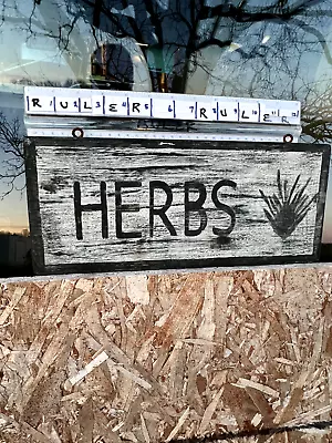 Wooden Sign Custom Personalized Name Garden Veggie Herb Fruit Farm Home Decor • $6.99