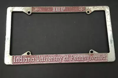 Indiana University Of Pennsylvania License Plate Frame Vintage College • $29