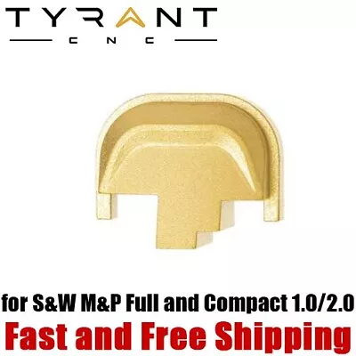 Tyrant CNC Aluminum Slide/Upper Cover Back Plate For S&W M&P Gen 1 / 2 - Gold • $25.95
