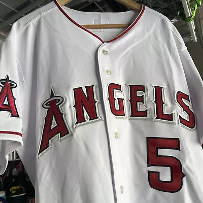 Authentic Majestic MLB Los Angeles Angels Anaheim Albert Pujols Jersey Size 48 • $129