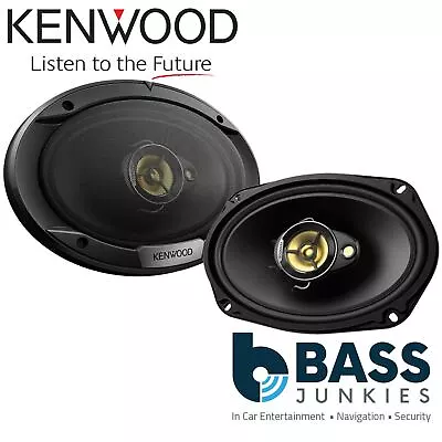 Kenwood KFC-S6976EX - 1000 Watts A Pair 3 Way 6x9 Car Van Parcel Shelf Speakers • £49.95